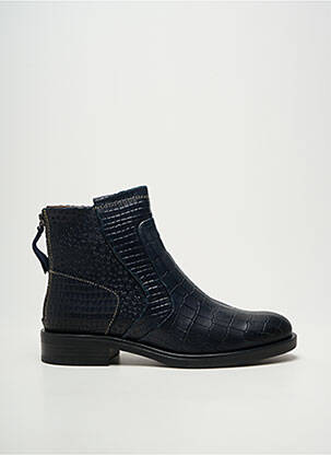 Bottines/boots talon bas talon plat jusqu'à 3cm bleu MKD femme