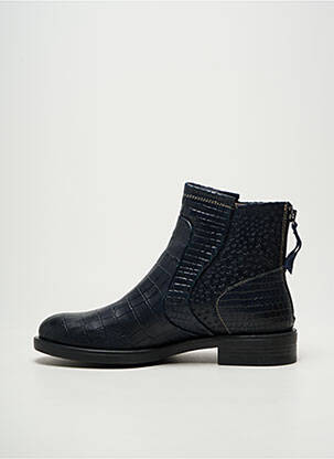 Bottines/boots talon bas talon plat jusqu'à 3cm bleu MKD femme
