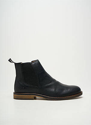 Bottines/boots bout rond talon bas noir KICKERS homme