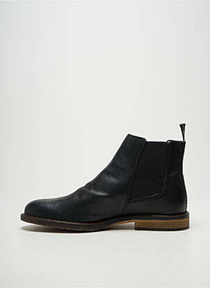 Bottines/boots bout rond talon bas noir KICKERS homme
