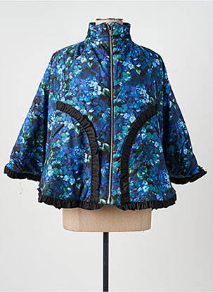 Blouson col col montant bleu RHUM RAISIN femme