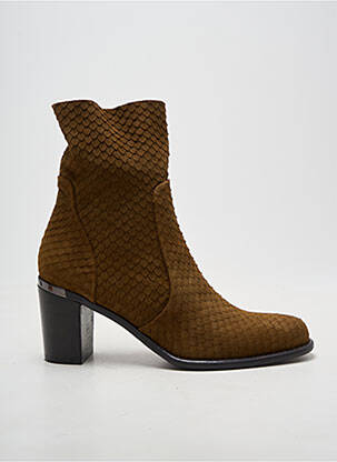 Bottines/boots talon bottier talon de 4 à 6cm vert ADIGE femme