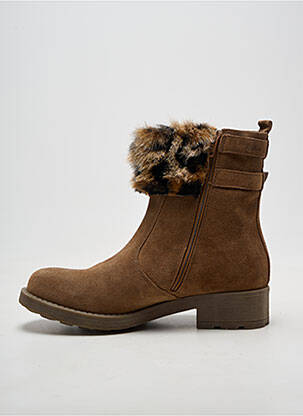 Bottines/boots talon bas talon plat jusqu'à 3cm marron REQINS femme
