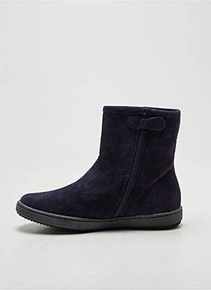 Bottines/boots bout rond bout rond bleu REQINS fille