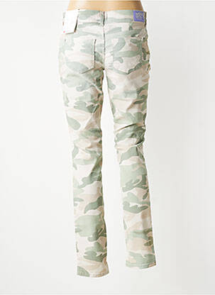 Pantalon slim poches vert STREET ONE femme