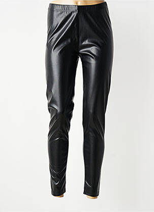 Pantalon slim taille élastique noir MOLLY BRACKEN femme