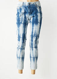 Jeans coupe slim poches bleu FRACOMINA femme