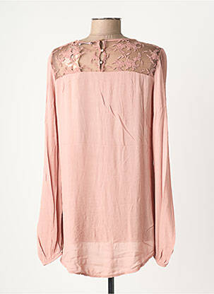 Blouse col rond manches longues rose FRACOMINA femme