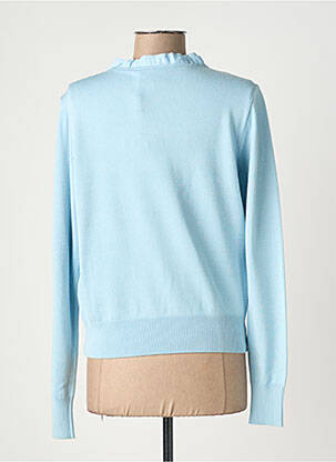 Veste casual col rond bleu FRACOMINA femme
