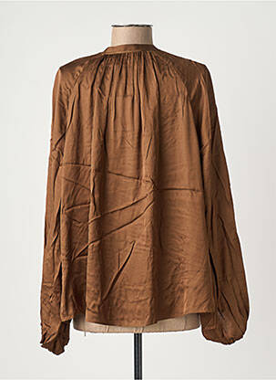 Blouse manches longues manches longues marron MOS MOSH femme