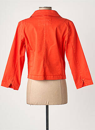 Blazer coupe cintrée orange FRACOMINA femme