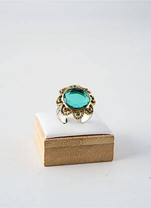Bague ornement pierre vert CANYON femme