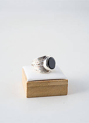 Bague ornement pierre noir CANYON femme