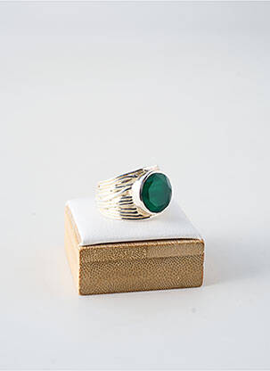 Bague ornement pierre vert CANYON femme