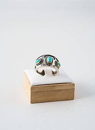 Bague ornement pierre bleu CANYON femme
