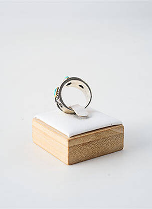 Bague ornement pierre bleu CANYON femme