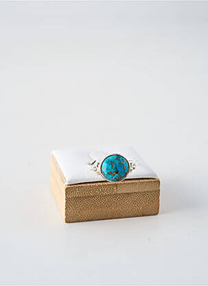 Bague ornement pierre bleu CANYON femme