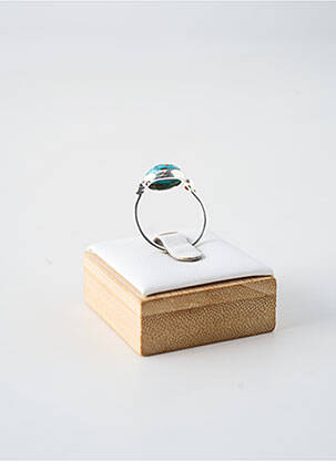 Bague ornement pierre bleu CANYON femme