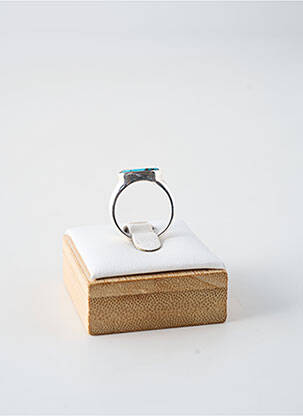 Bague ornement pierre bleu CANYON femme