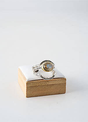 Bague ornement pierre bleu CANYON femme