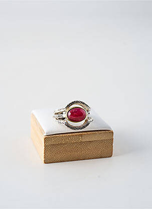 Bague ornement pierre rouge CANYON femme