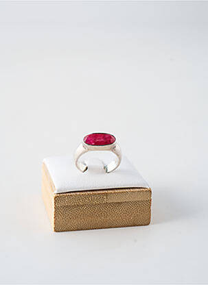 Bague ornement pierre rouge CANYON femme