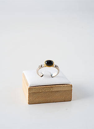 Bague ornement pierre noir CANYON femme