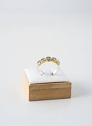 Bague ornement pierre blanc CANYON femme