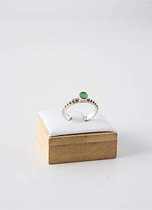 Bague ornement pierre vert CANYON femme