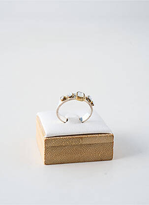 Bague ornement pierre blanc CANYON femme
