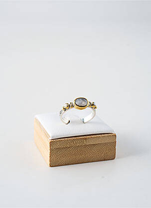 Bague ornement pierre blanc CANYON femme
