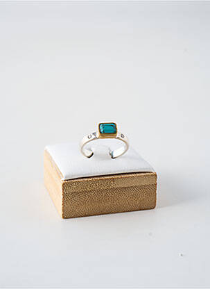 Bague ornement pierre bleu CANYON femme