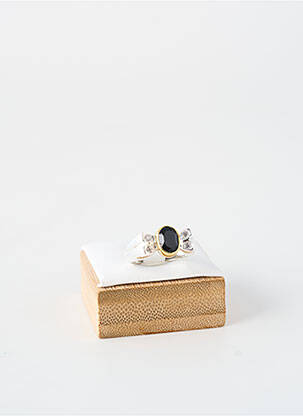 Bague ornement pierre noir CANYON femme