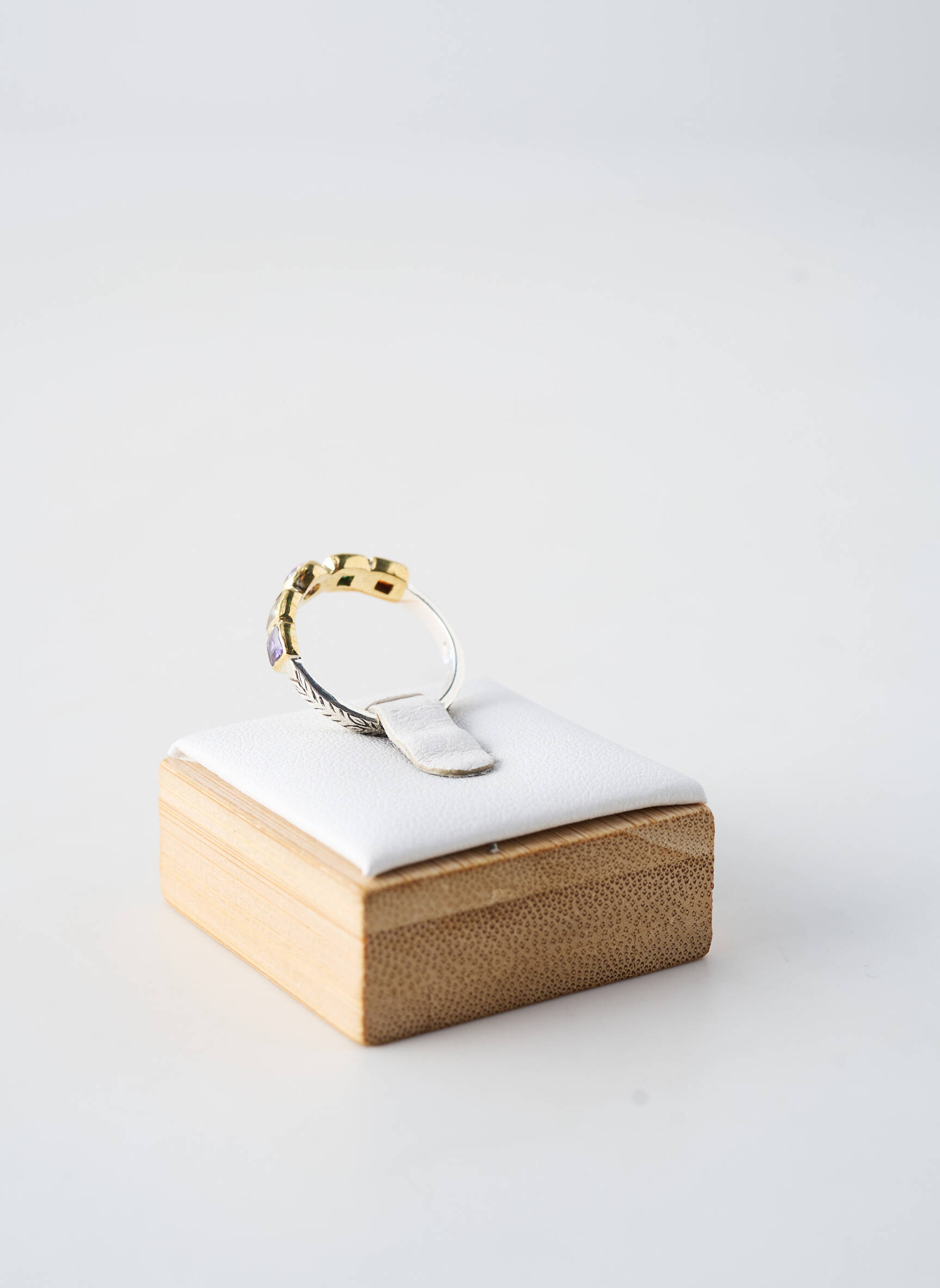 Bague ornement pierre rose CANYON femme