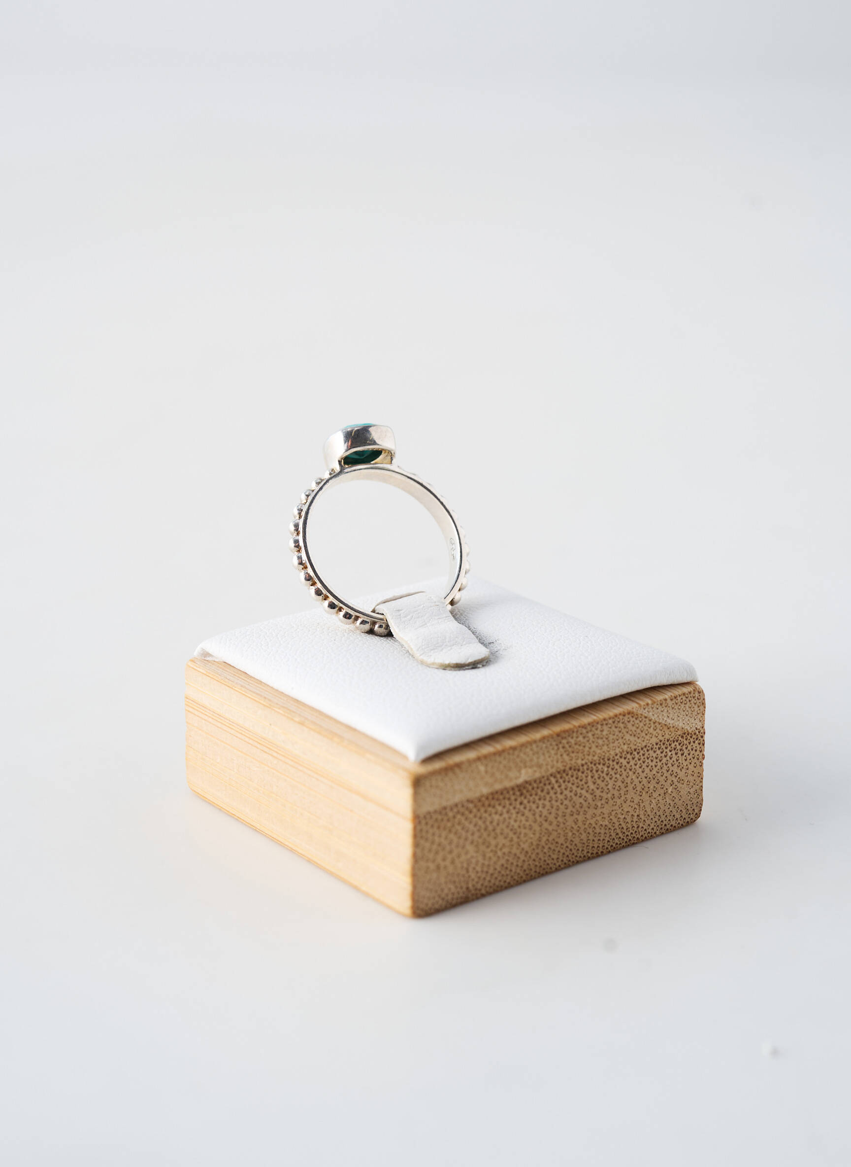 Bague ornement pierre bleu CANYON femme