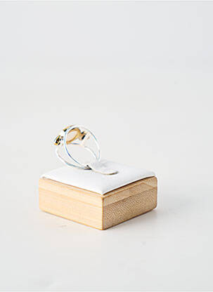 Bague ornement pierre blanc CANYON femme