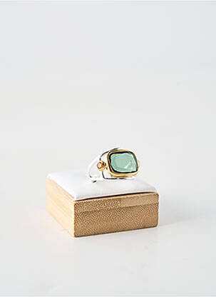 Bague ornement pierre vert CANYON femme