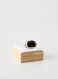 Bague ornement pierre noir CANYON femme