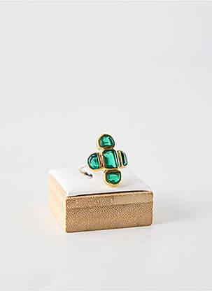 Bague ornement pierre vert CANYON femme