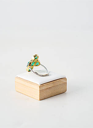 Bague ornement pierre vert CANYON femme