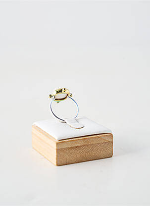 Bague ornement pierre blanc CANYON femme