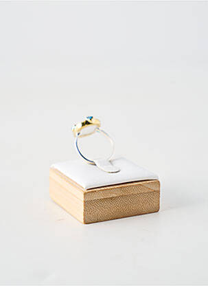 Bague ornement pierre blanc CANYON femme