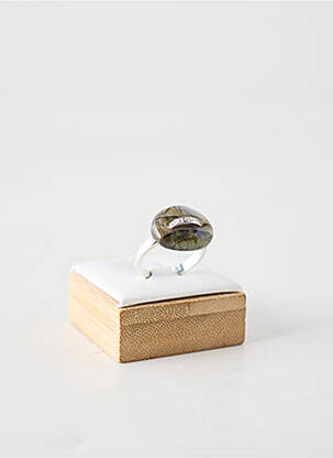 Bague ornement pierre marron CANYON femme