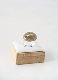 Bague ornement pierre marron CANYON femme