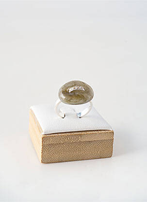 Bague ornement pierre marron CANYON femme