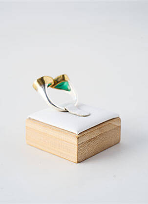 Bague ornement pierre vert CANYON femme
