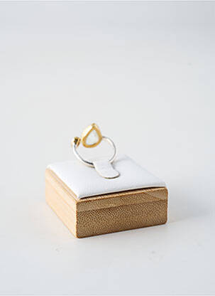 Bague ornement pierre blanc CANYON femme