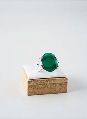 Bague ornement pierre vert CANYON femme