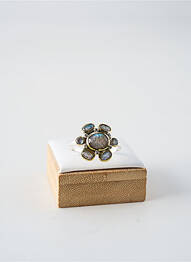 Bague ornement pierre bleu CANYON femme