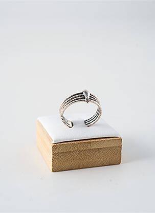 Bague ornement pierre argent CANYON femme